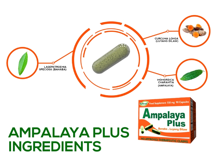 Get To Know The Health Benefits Of Each Ampalaya Plus Ingredient Ampalaya Plus Bitter Gourd For Diabetics To Control Lower Sugar Levels