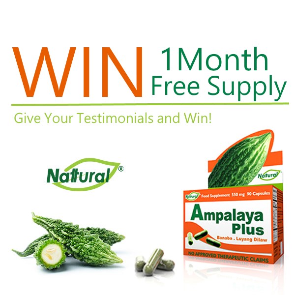 win one month supply of ampalaya pus