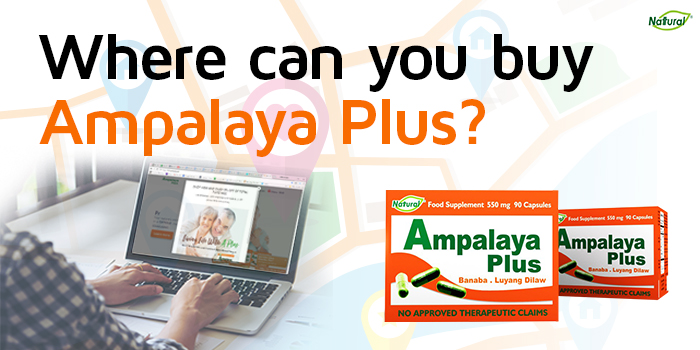 Where can you buy Ampalaya Plus?