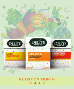 Ampalaya Plus Delite tea variants